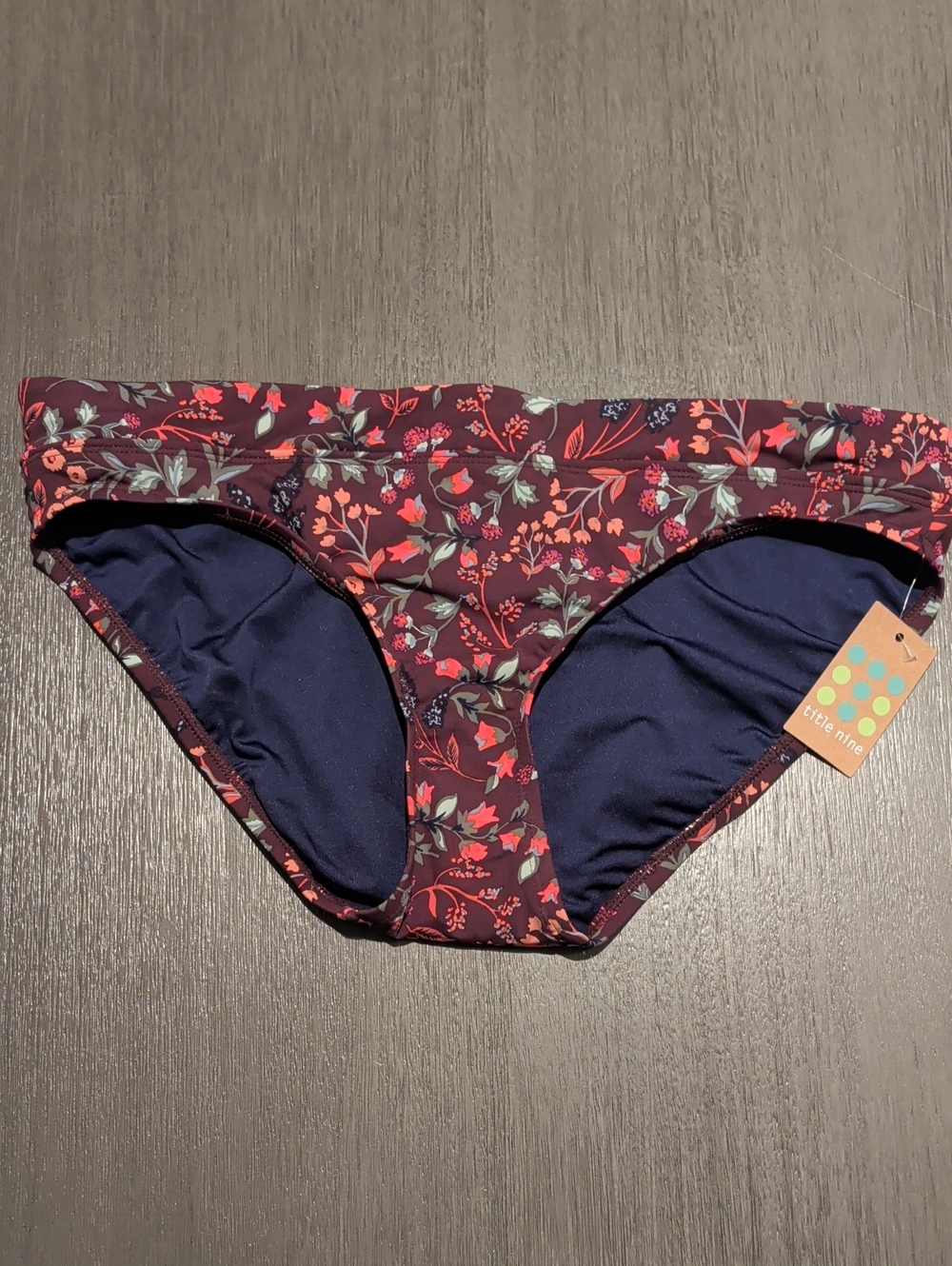 Title Nine Lehua Bikini Bottoms - Floral Frenzy